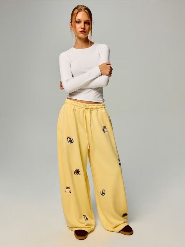 House Pantaloni barrel fit