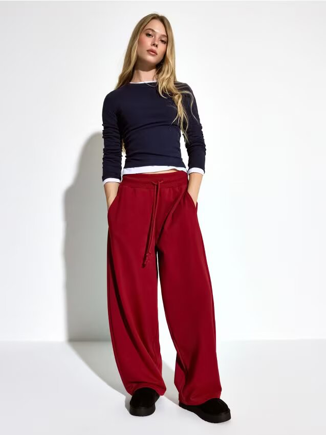 House Pantaloni barrel fit