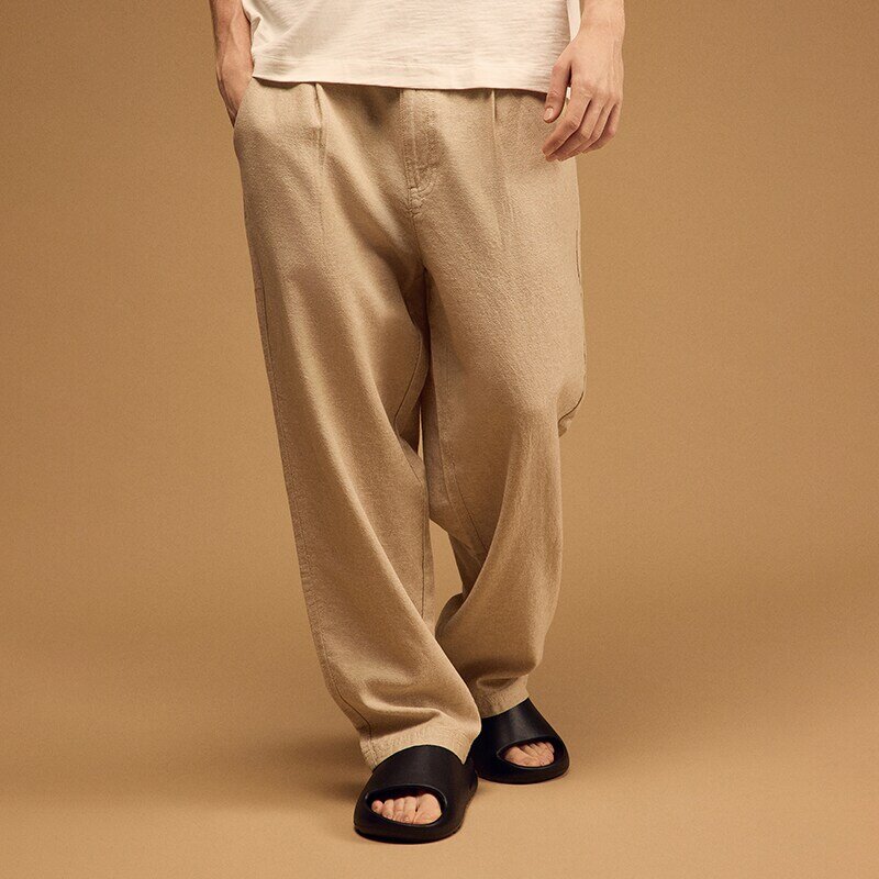 House Pantaloni cu amestec de in