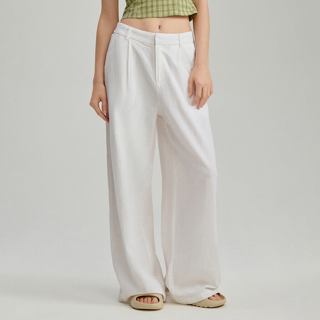 House Pantaloni cu amestec de in