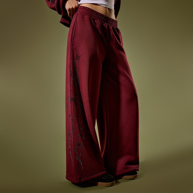 House Pantaloni de trening cu imprimeu