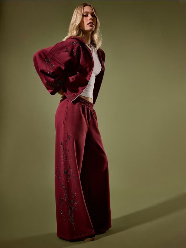 House Pantaloni de trening cu imprimeu