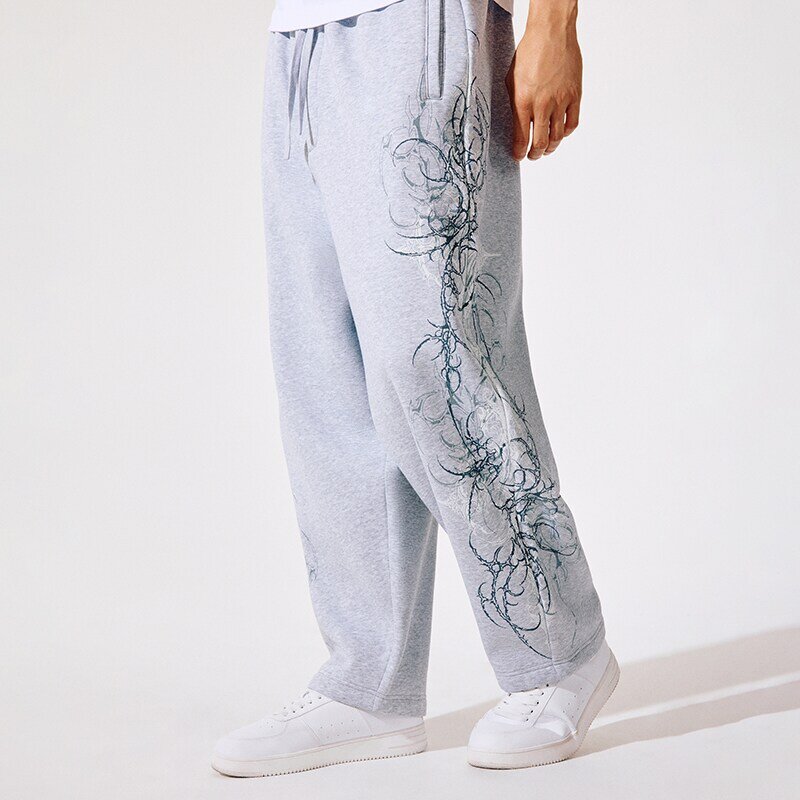 House Pantaloni de trening cu imprimeu