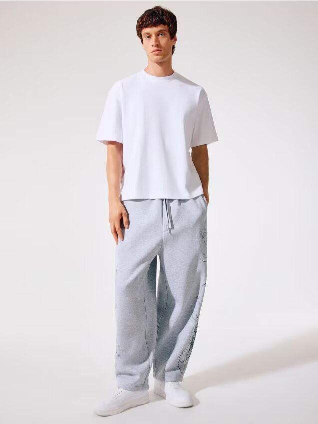 House Pantaloni de trening cu imprimeu