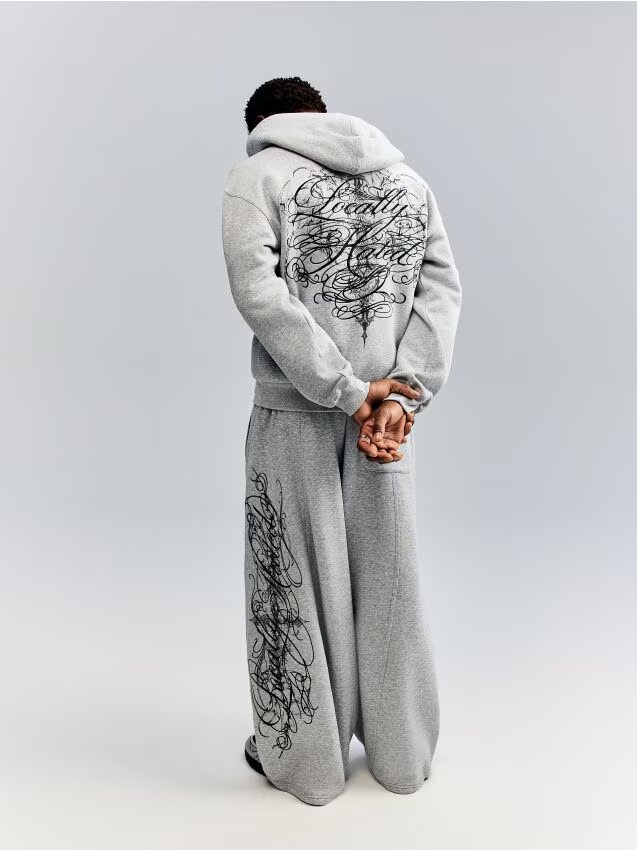 House Pantaloni de trening cu imprimeu