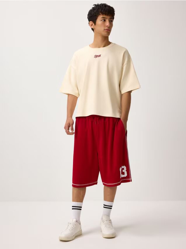 House Pantaloni scurți cu imprimeu