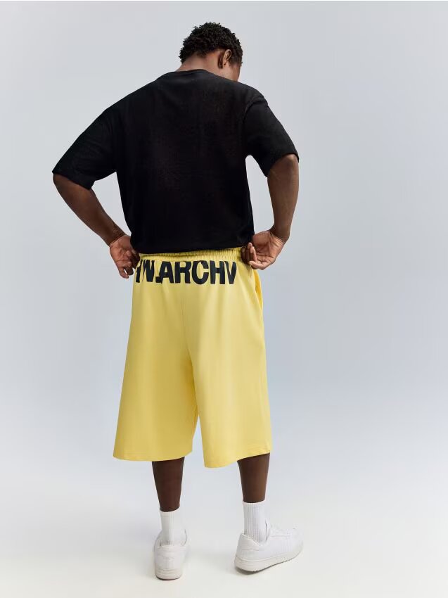 House Pantaloni scurți de trening cu imprimeu