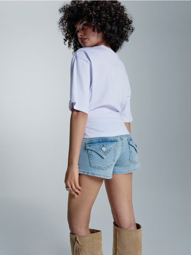 House Pantaloni scurți din denim