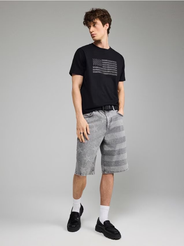 House Pantaloni scurți din denim