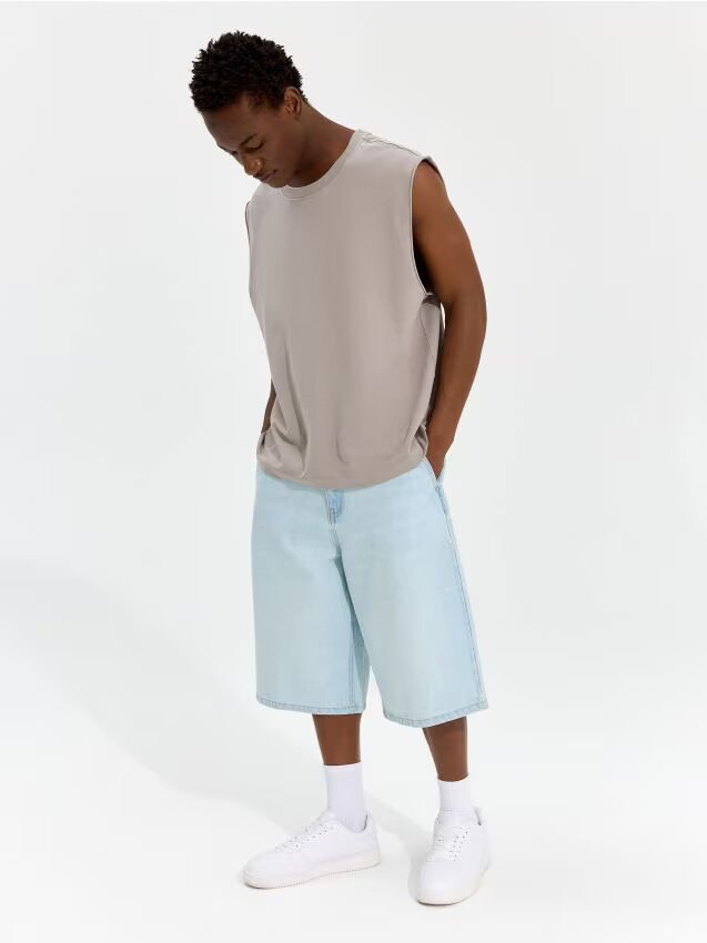 House Pantaloni scurți din denim