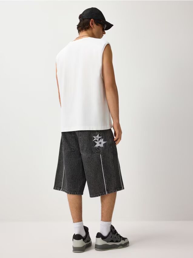 House Pantaloni scurți din denim