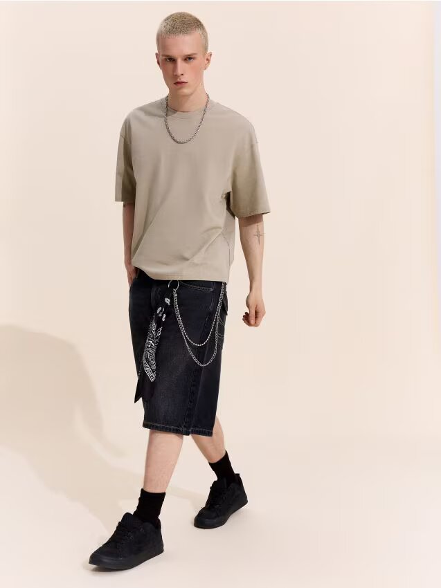 House Pantaloni scurți din denim