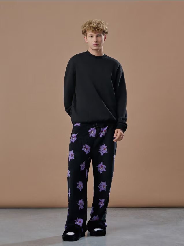 House Pantaloni straight Gengar