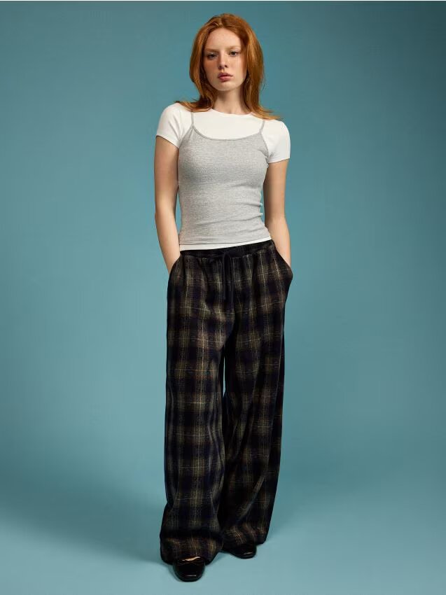 House Pantaloni wide leg