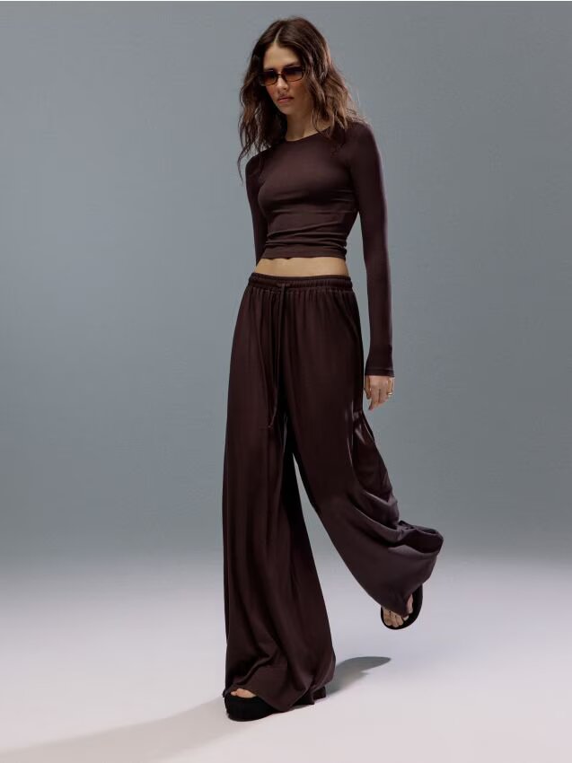 House Pantaloni wide leg