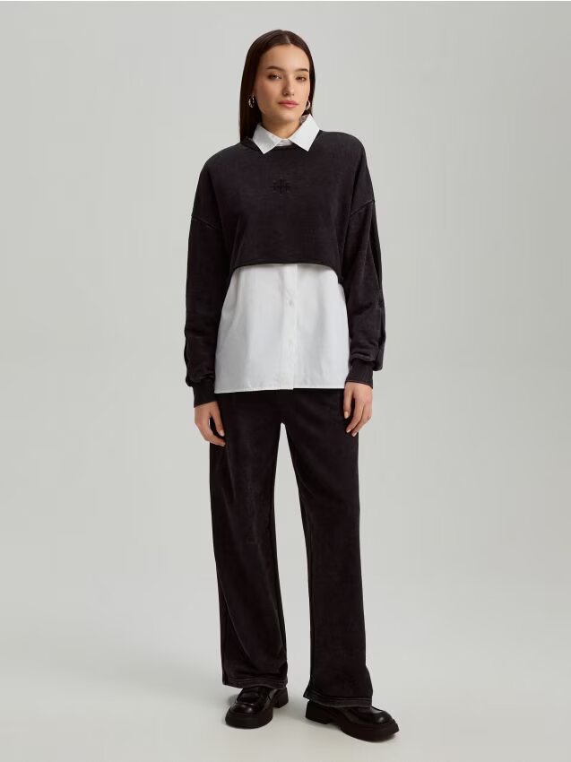 House Pantaloni wide leg