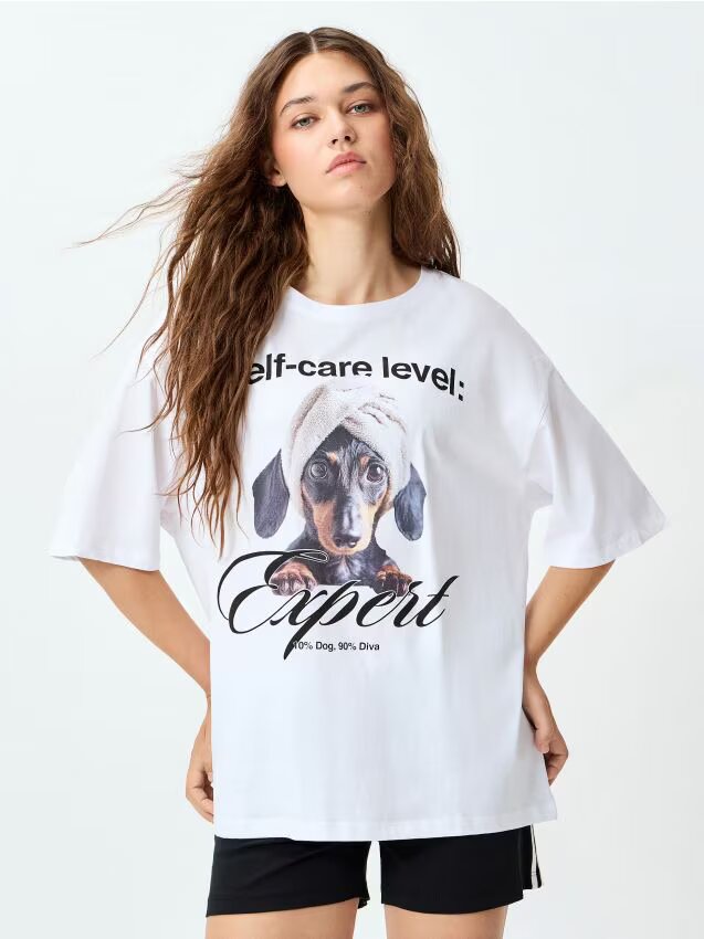 House Pijama cu imprimeu