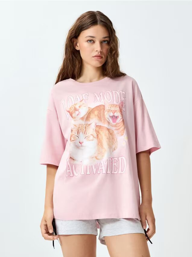House Pijama cu imprimeu