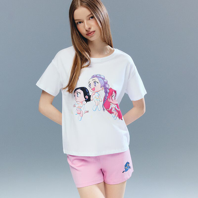 House Pijama cu imprimeu KPop Demon Hunters