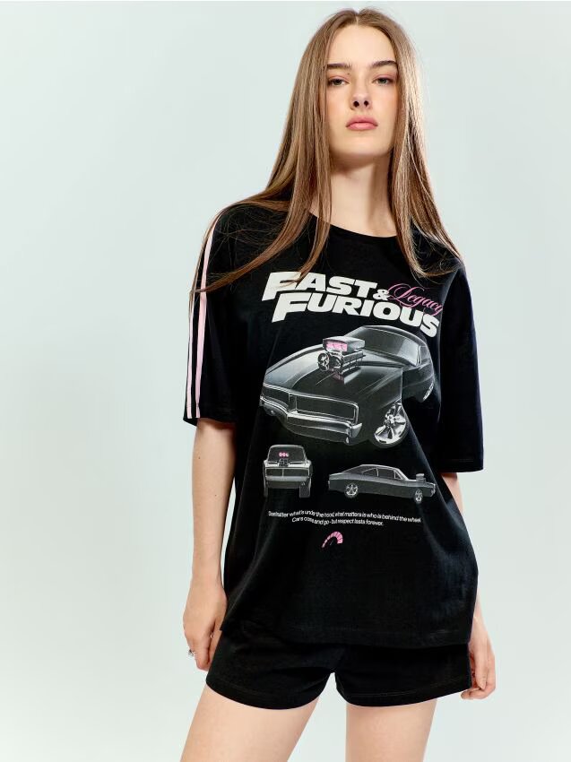 House Pijama din două piese Fast & Furious