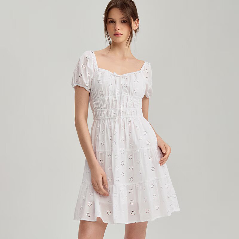 House Rochie mini cu mâneci bufante