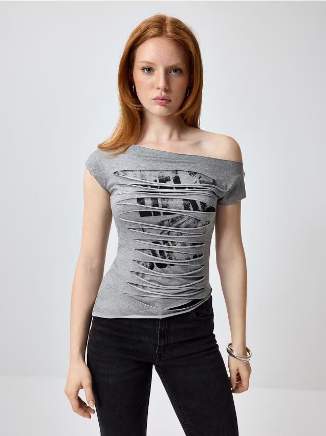 House Tricou cu imprimeu