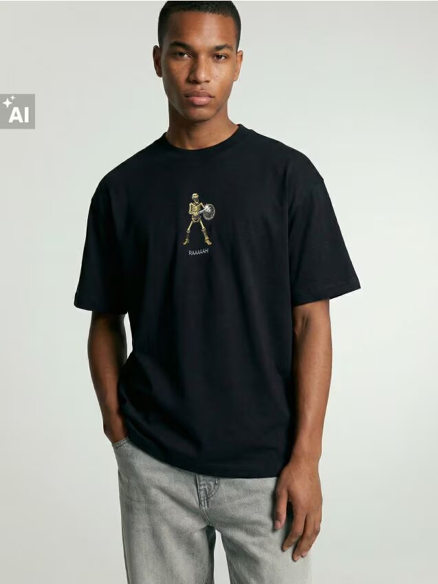 House Tricou cu imprimeu