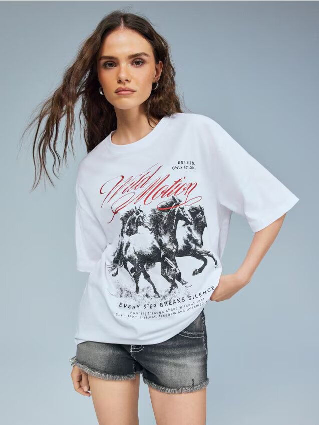 House Tricou cu imprimeu