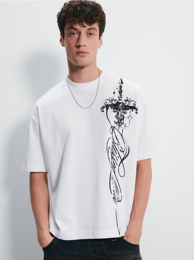 House Tricou cu imprimeu
