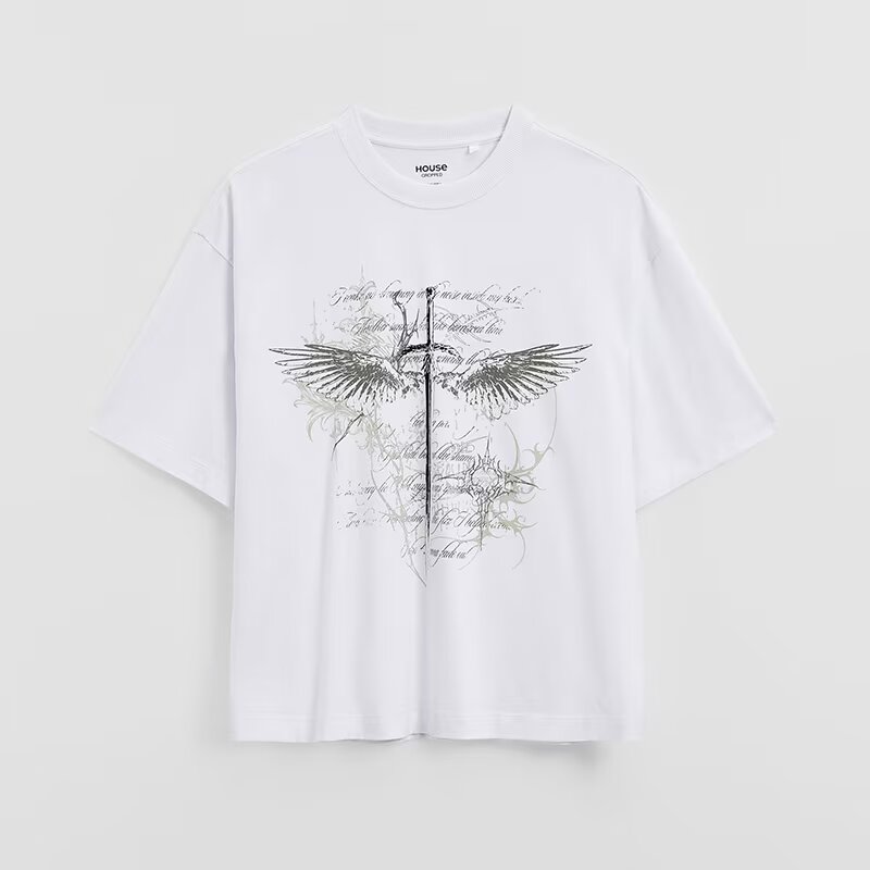 House Tricou cu imprimeu