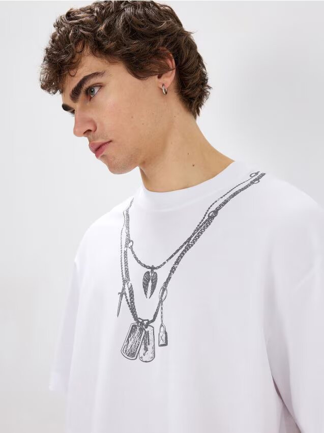 House Tricou cu imprimeu