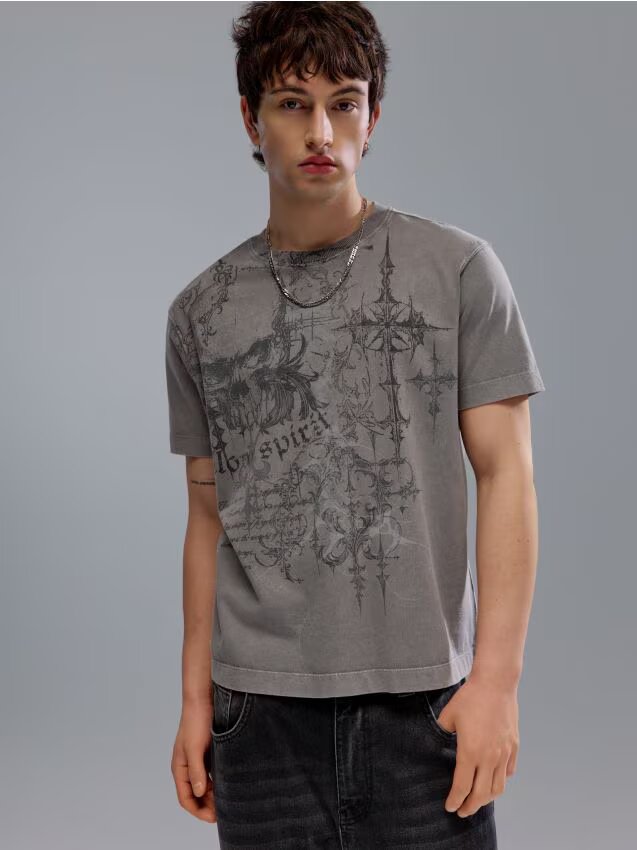 House Tricou cu imprimeu