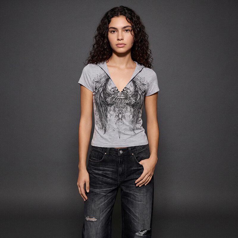 House Tricou cu imprimeu