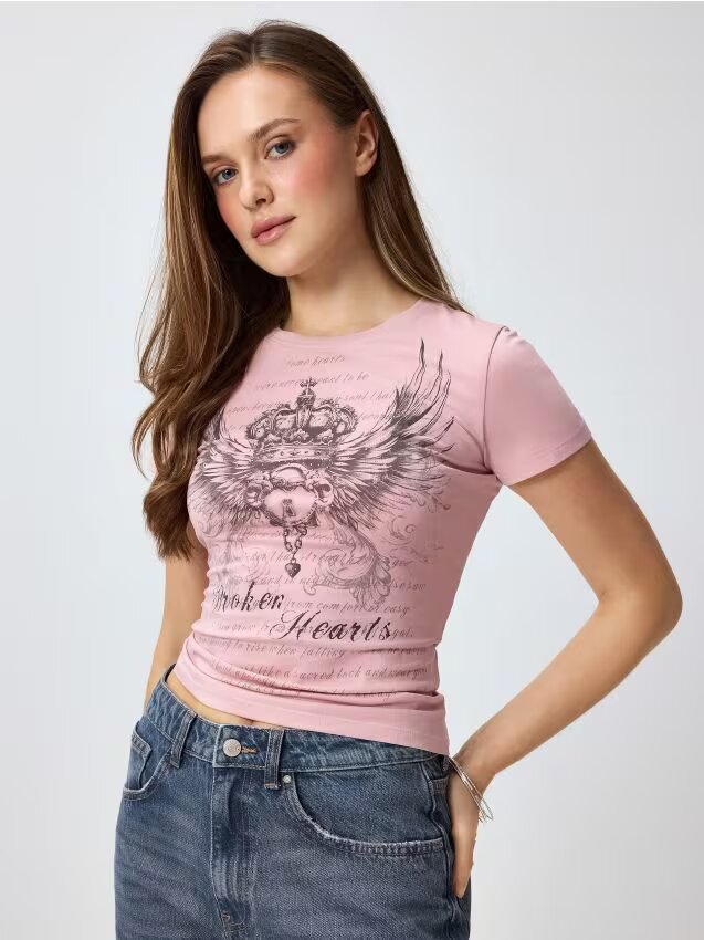 House Tricou cu imprimeu