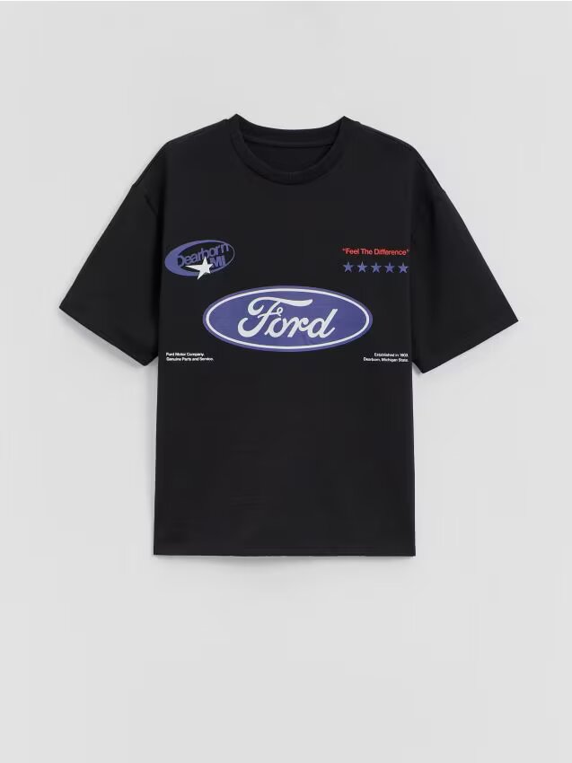 House Tricou cu imprimeu Ford