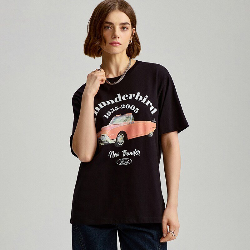 House Tricou cu imprimeu Ford Thunderbird