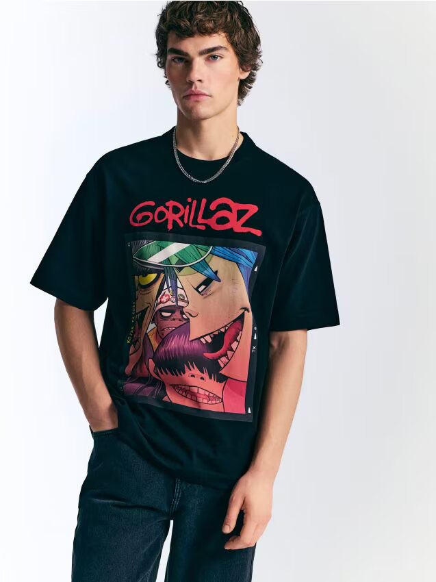 House Tricou cu imprimeu Gorillaz