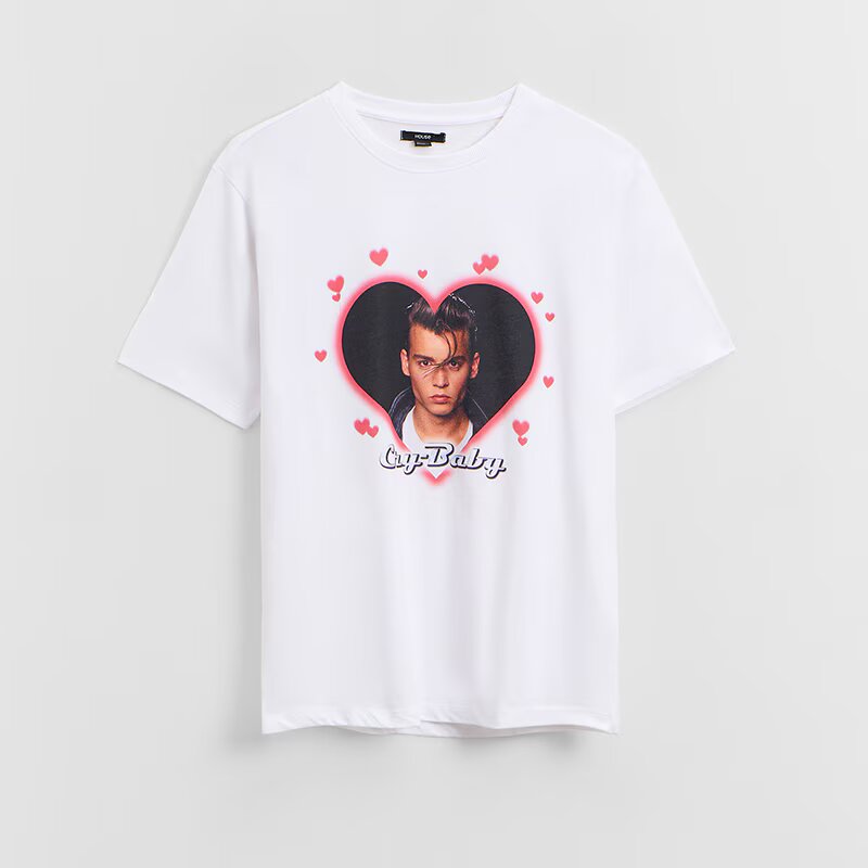 House Tricou cu imprimeu Johnny Depp Cry-Baby