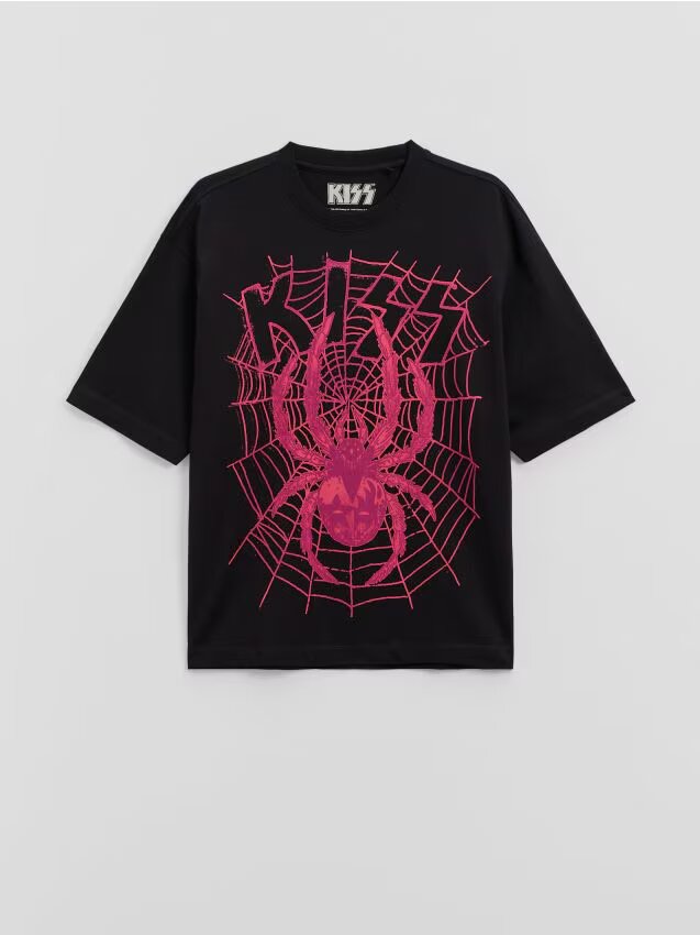 House Tricou cu imprimeu KISS