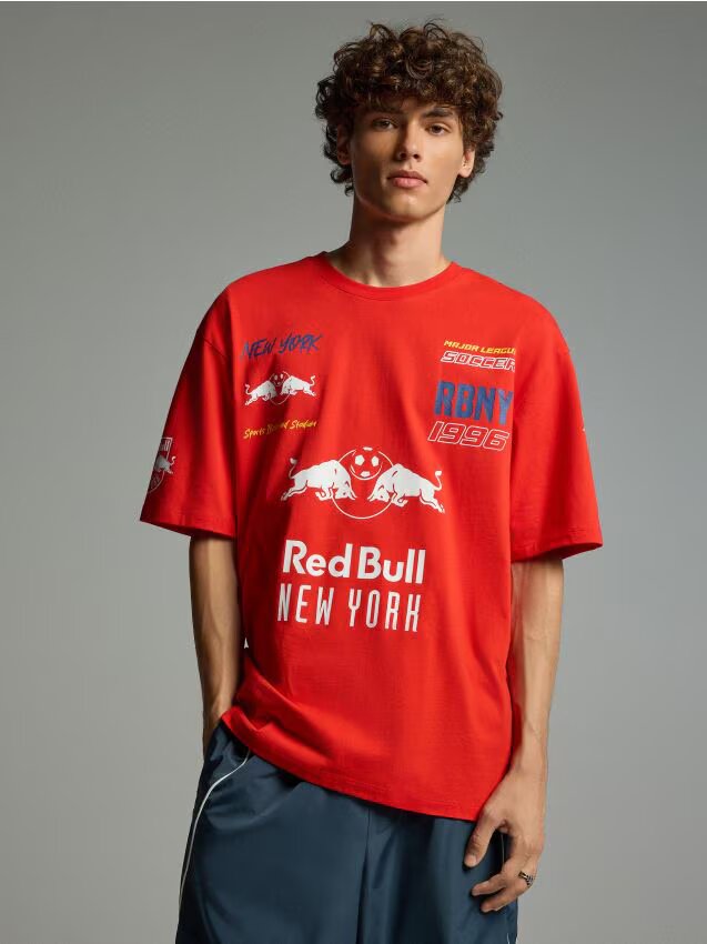 House Tricou cu imprimeu New York Red Bull