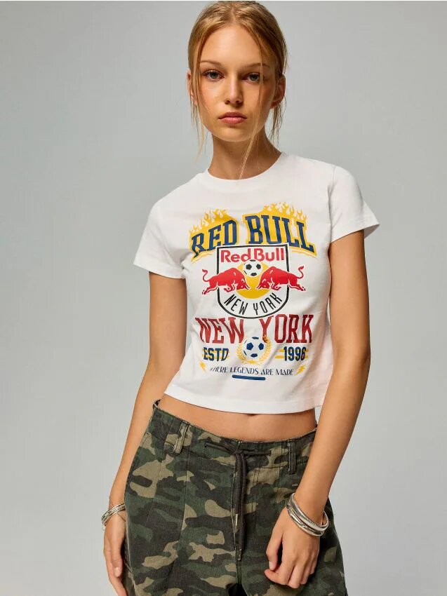 House Tricou cu imprimeu New York Red Bull