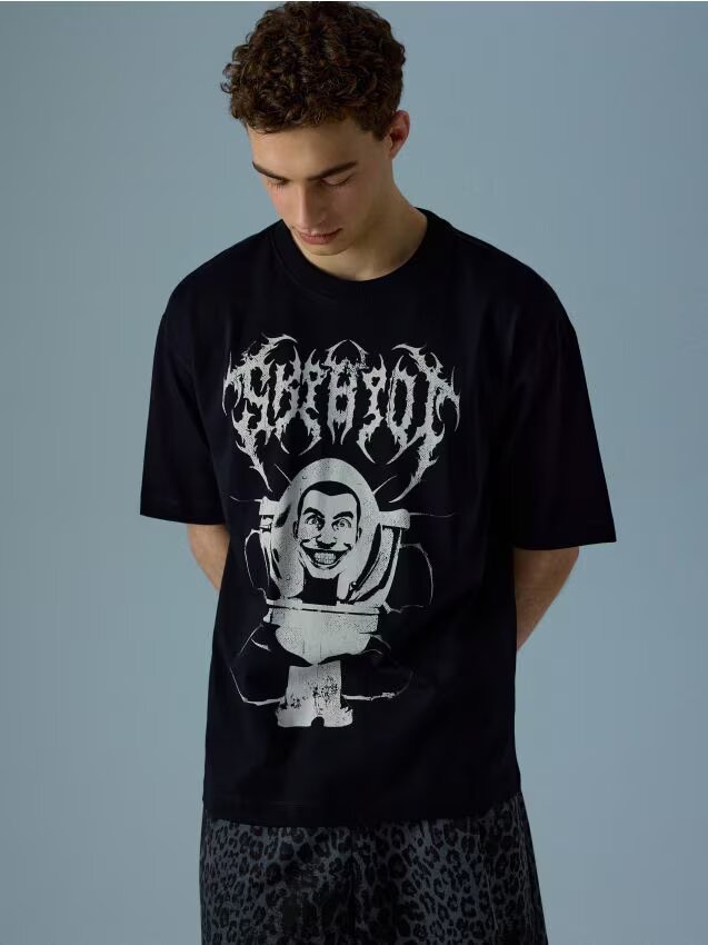 House Tricou cu imprimeu Skibidi Toilet
