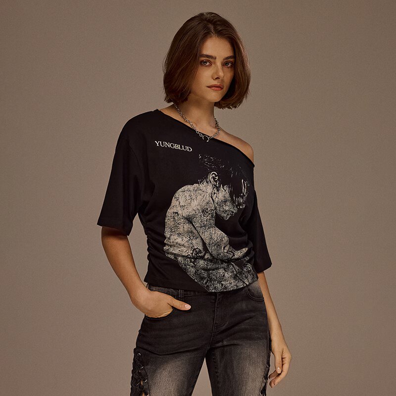 House Tricou cu imprimeu YUNGBLUD