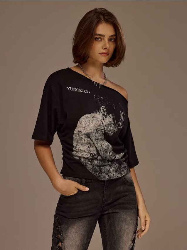 House Tricou cu imprimeu YUNGBLUD