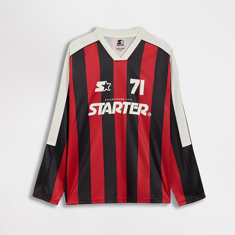 House Tricou cu mânecă lungă în dungi Starter