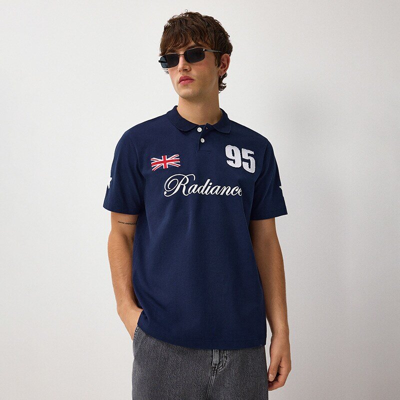 House Tricou polo cu imprimeu