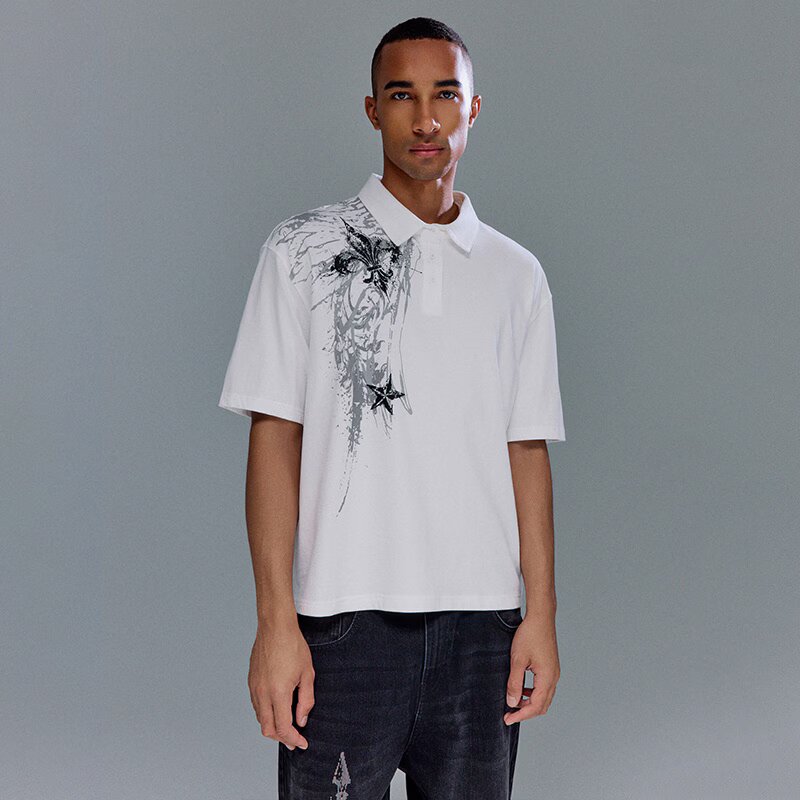 House Tricou polo cu imprimeu