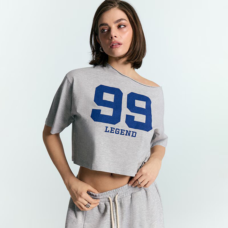 House Tricou scurt cu imprimeu