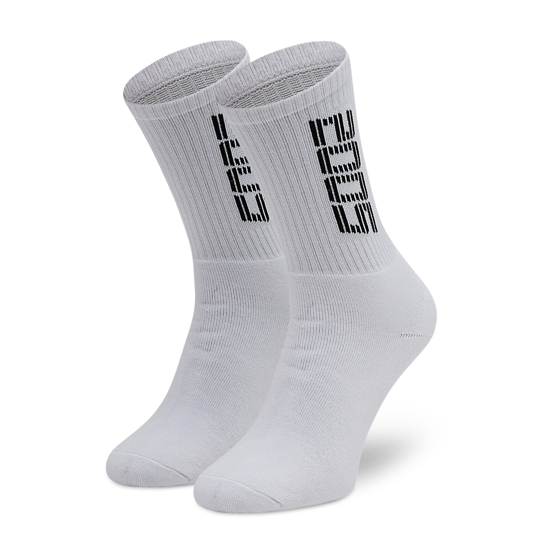 2005 Șosete Înalte Unisex Vertical Socks Alb - Pled.ro