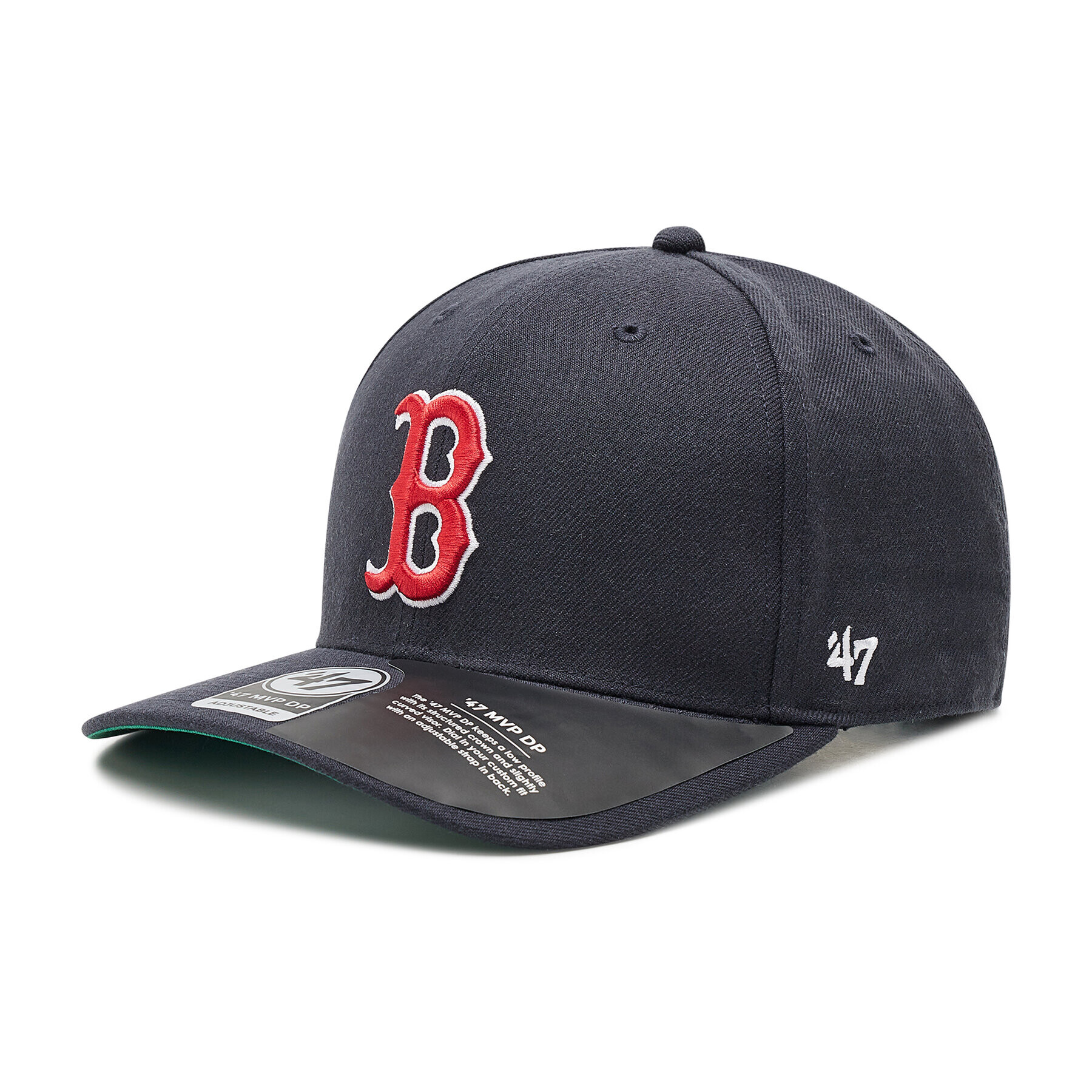 47 Brand Șapcă Boston Red Sox 47 Clean Up B-CLZOE02WBP-NY Bleumarin - Pled.ro